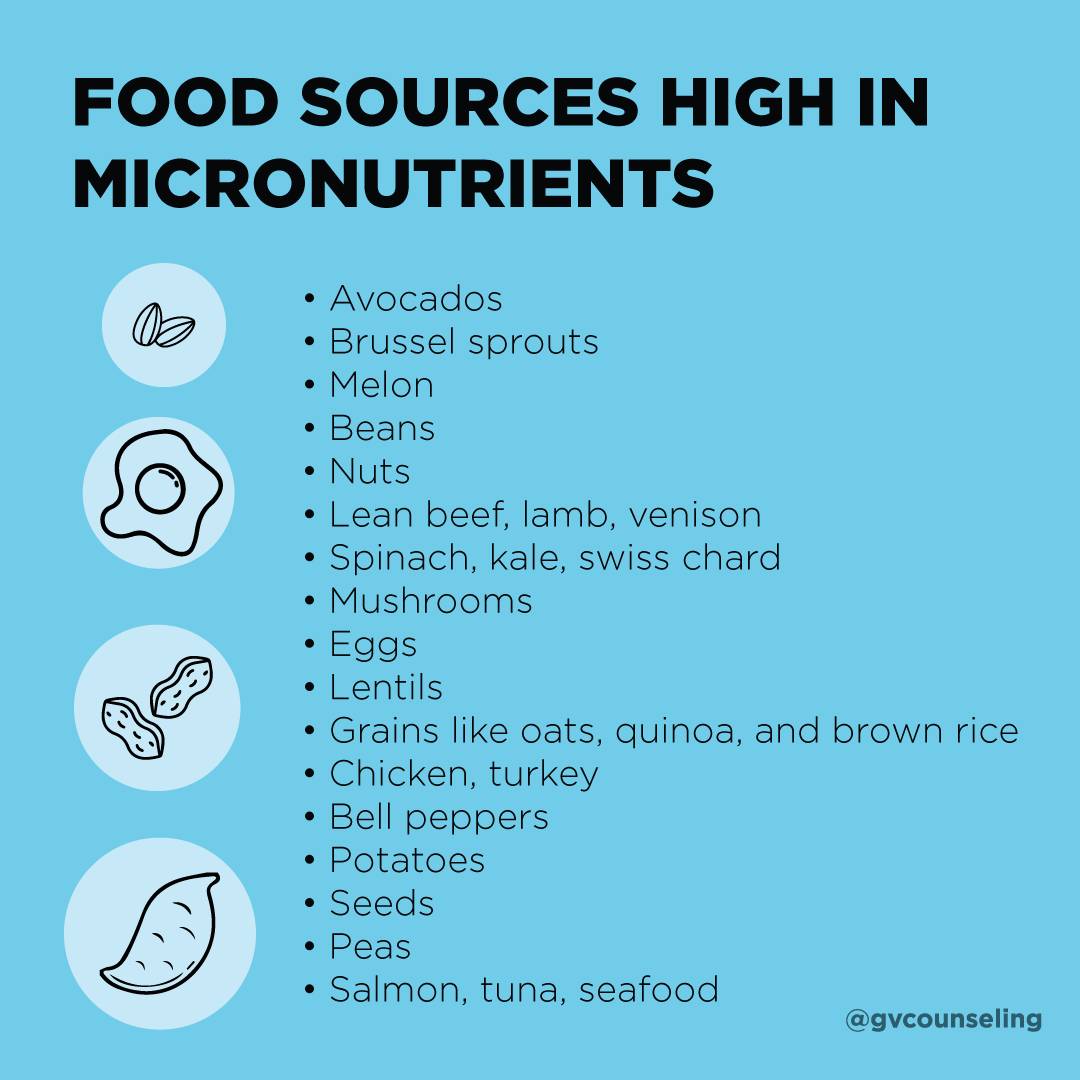 Food high in micronutrients